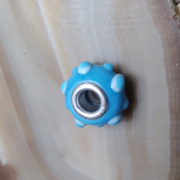 Decor Blue Glass bead - Picture 2 of 3